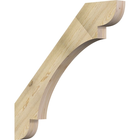 Ekena Millwork 4"W x 42"D x 42"H Olympic Rough Sawn Knee Brace, Douglas Fir BRC04X42X42OLY00RDF